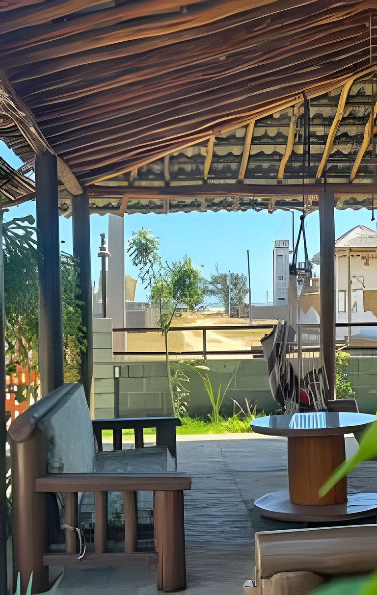 Chalé em Condomínio - Vista Mar - Hidro e Piscina