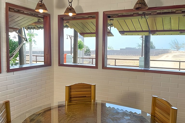 Chalé em Condomínio - Vista Mar - Hidro e Piscina