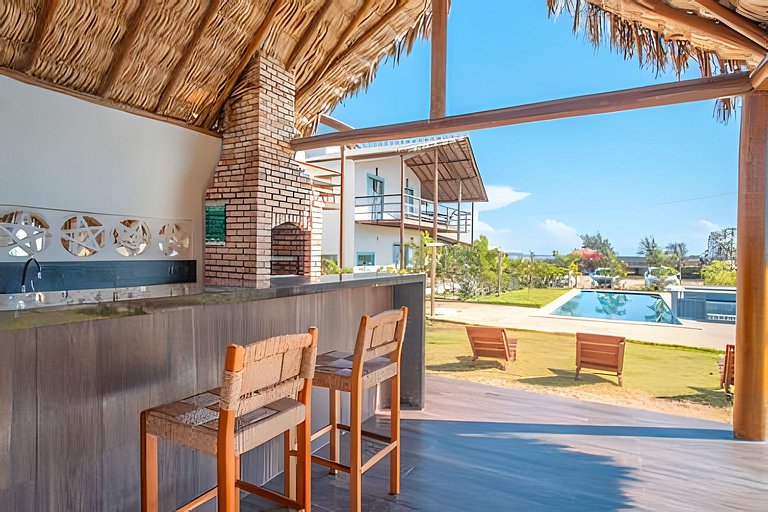 Studio Crochê - Vista Mar- Piscina- Hidro- Ar