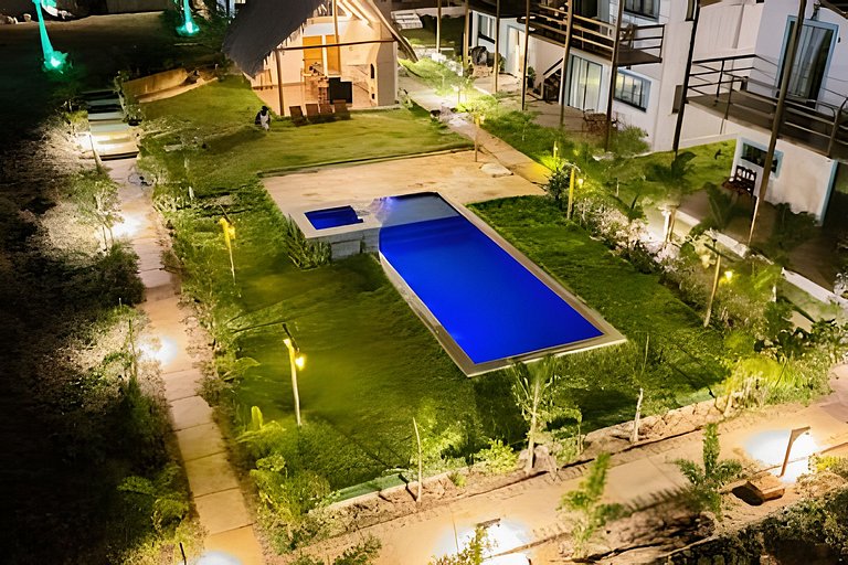 Studio Crochê - Vista Mar- Piscina- Hidro- Ar