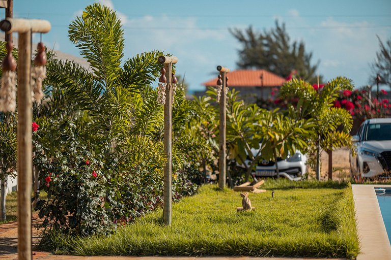 Chalé em Condomínio - Vista Mar - Hidro e Piscina